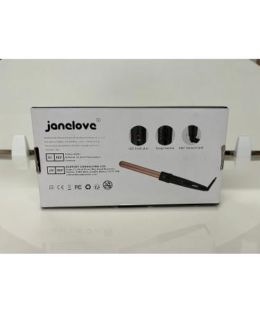janelove Hair Curler Curling Wand for Long Hair Curling Wand Set with 5 Ceramic Barrels from 9/18/25/32 mm 150 -210 Temperature Control with Heat Resistant Glove - Buy Online on GoSupps.com