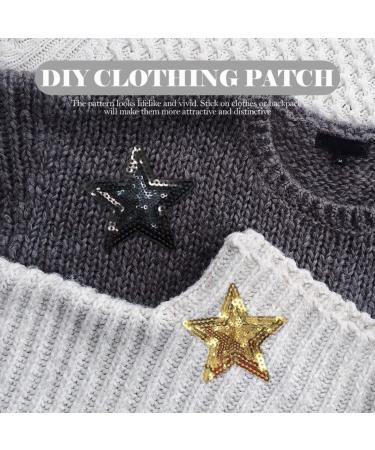 COHEALI 28 Pcs Clothing Stickers Outfit Decals Clothing Sewing Patches Clothes Star Applique Badge Adhesive - Buy Online on GoSupps.com