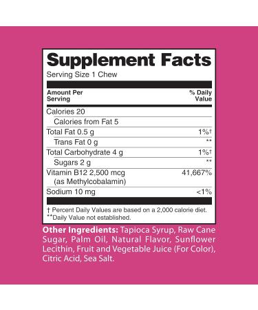 Healthy Delights Naturals Biotin Soft Chews - 30 Count, Wild Berry Flavor | Supports Hair, Skin & Nails - Buy Online on GoSupps.com
