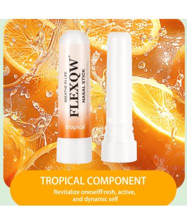 FLEXQW Nasal Sticks (4 Pack Variety) Essential Oils with Peppermint & Eucalyptus Inhaler Stick Energy Boost Portable Nasal Inhaler for Focus Sleep & Relaxation - Buy Online on GoSupps.com