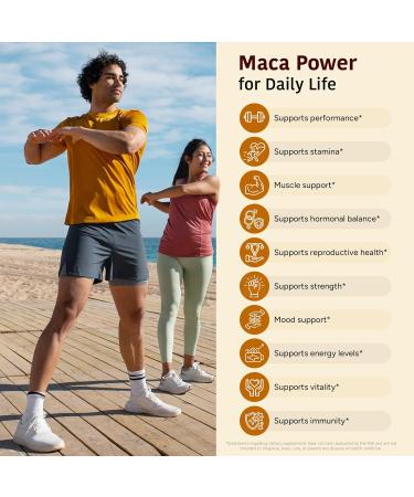 Peruvian Maca Root Capsules 150 ct. Powerful Maca Blend of Yellow Red & Black Maca Root with Black Pepper. All Natural NonGMO Vegan No Stearate No Rice Powder No Silica No Filler 150 Count (Pack of 1) - Buy Online on GoSupps.com