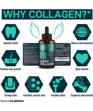 Wild Fuel Liquid Collagen Peptides with Biotin Vitamins - Hair Skin and Nails Supplement - Collagen for Hair Growth - Lemon Flavor - 2oz 1 Pack - Buy Online on GoSupps.com