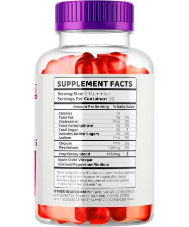 Buy Metabolix Labs ACV Gummies (2 Pack) - Advanced Apple Cider Vinegar Formula 120 Gummies for 2 Months International Shipping Available - Buy Online on GoSupps.com