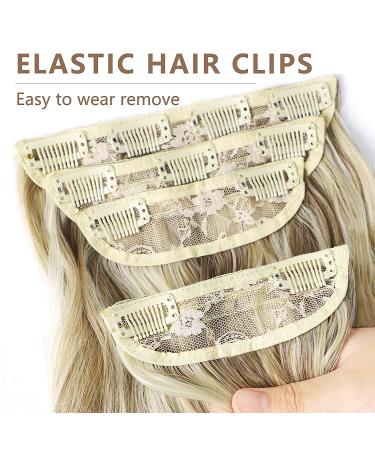 Buy Cheap Clip in Extensions - Long Wavy Synthetic Blonde Hairpiece Set | 4 Piece Ash Blonde & Natural Blonde for Women - Buy Online on GoSupps.com
