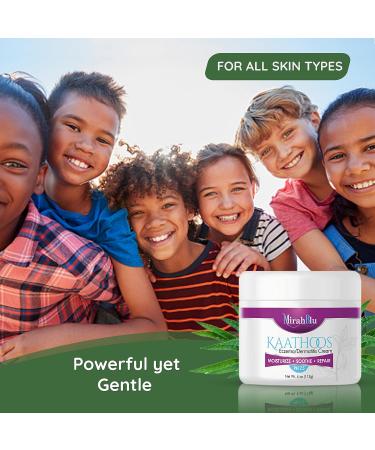 KAATHOOS Eczema Cream 4oz - Natural Moisturizer for Very Dry Skin, Dermatitis & Itch Relief - Buy Online on GoSupps.com