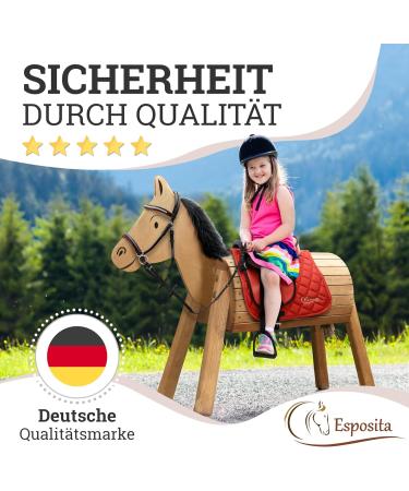 Esposita Bitless Bridle for Wooden Horses - Small Red | International Shipping Available - Buy Online on GoSupps.com