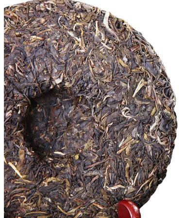 357g (0.357LB) Yunnan naturel organique sant brut th Pu'er Qi Zi Vieux th vert puer th vert Pu-erh th MengHai Pu erh th chinois th en bonne sant Puerh th vert bon Sheng cha - Buy Online on GoSupps.com