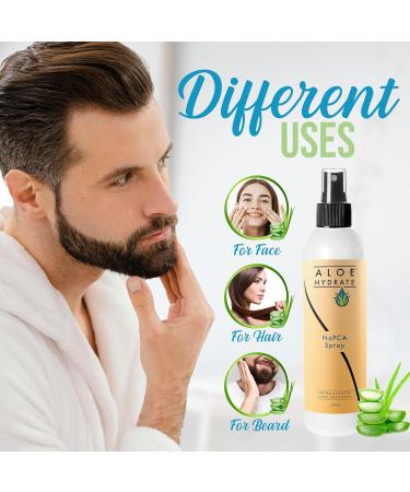 NaPCA Facial Moisturizer Spray - Cooling & Hydrating Face Mist with Pure Sodium PCA Rose Water & Aloe for Refreshing Toning - Buy Online on GoSupps.com
