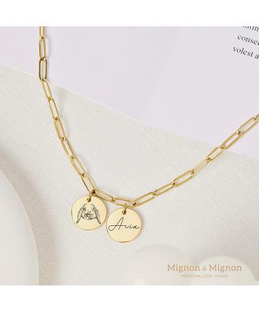 Pet Memorial Portrait Necklace | Personalized Gifts for Pet Owners | Unique Cat and Dog Jewelry for Women - Buy Online on GoSupps.com