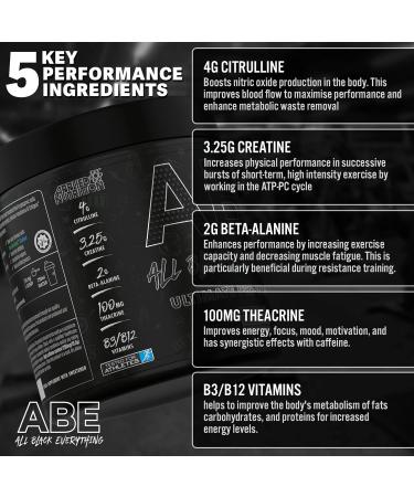 Applied Nutrition ABE Pre Workout Cherry Cola - 30 Servings - Buy Online on GoSupps.com