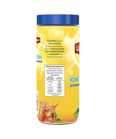 Lipton Unsweetened Iced Tea Mix - 3oz Pack of 3 (30 qt) | Refreshing Unsweetened Tea Concentrate - Buy Online on GoSupps.com
