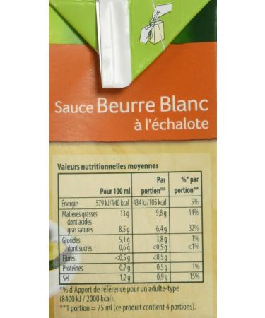 Knorr White Butter Sauce 30 cl 300 ml - Pack of 4 - Buy Online on GoSupps.com