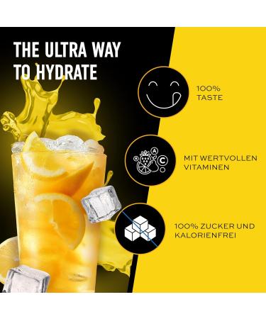 ESN Ultra Vitamin Syrup - Pack of 4 (4 x 65ml) Lemon Iced Tea | Vitamins for 6 Litres of Ready-to-Drink Beverage - Buy Online on GoSupps.com