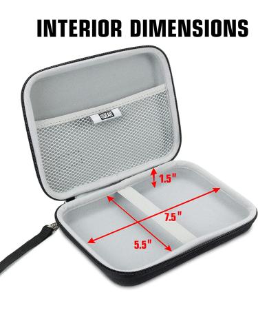 USA GEAR Insulin Travel Case - Diabetic Bag with Hard Shell Exterior and Wrist Strap - Holds Insulin and Diabetic Supplies - Black - Buy Online on GoSupps.com