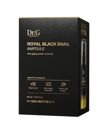 Buy Dr.G Royal Black Snail Ampoule 30ml - Best Anti-Aging Serum for Glowing Skin | International Shipping Available - Buy Online on GoSupps.com