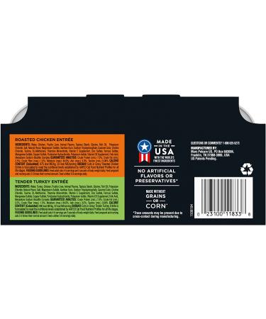 Sheba Perfect Portions Cuts in Gravy Wet Cat Food Variety Pack - Chicken and Turkey - 2.6 oz (12 Pack) - Buy Online on GoSupps.com