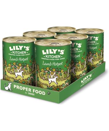 Lily's Kitchen Natural Adult Dog Food Wet Tins - Lamb Hotpot - 6 x 400g Complete Meal Recipes - Buy Online on GoSupps.com