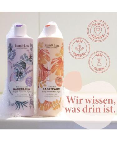 Jean & Len Exotic Bath Foam - Nourishing Coconut & Sandalwood | Vegan Paraben-Free | 400ml - Buy Online on GoSupps.com