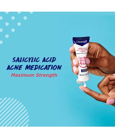 Clearasil Rapid Rescue Spot Treatment Cream 1 oz - Fast Acne Relief - Buy Online on GoSupps.com