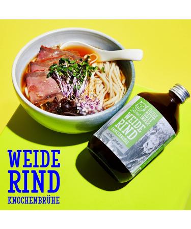 J. Kinski Organic Pasture Beef Broth (6x525ml) - Slow-Cooked Bone Broth Rich in Protein & Collagen | Low Carb Soup - Buy Online on GoSupps.com