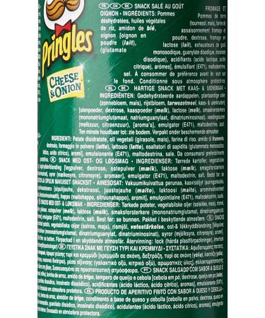 Pringles chips Cheese & Onion 165 g - Pack of 4 - Buy Online on GoSupps.com