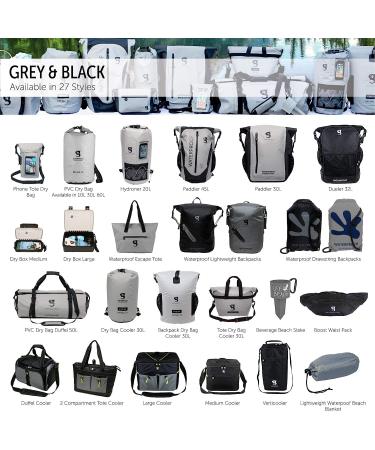 Geckobrands Waterproof Dry Box Storage Case Medium Black | Watertight & Airtight for Phone & Wallet - Buy Online on GoSupps.com