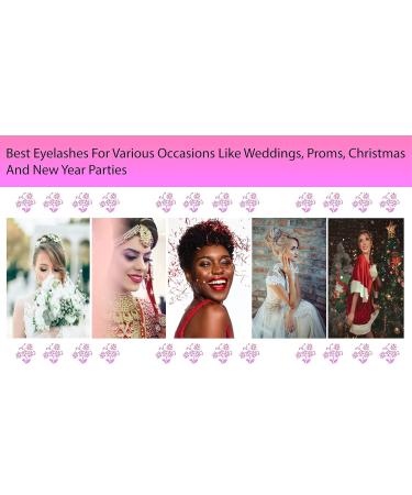 Sleeping Beauty Artificial Eyelashes - Natural Mink Lash Extensions for Dramatic Look | Shop Internationally - Buy Online on GoSupps.com