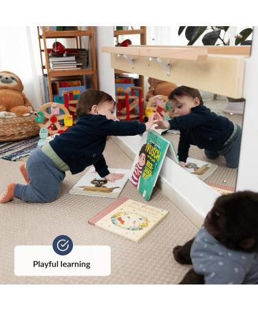Odoxia Baby Mirror & Standing Aid | Montessori Toddler Mirror for Improved Coordination Cognitive Development and Motor Skills | Ideal Children's Room Decor - Buy Online on GoSupps.com