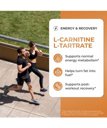 Mindly Daily L-Carnitine L-Tartrate 500 mg - 60 Vegan Capsules - Amino Acid Supplement - Gluten Lactose & Titanium Dioxide Free - Buy Online on GoSupps.com