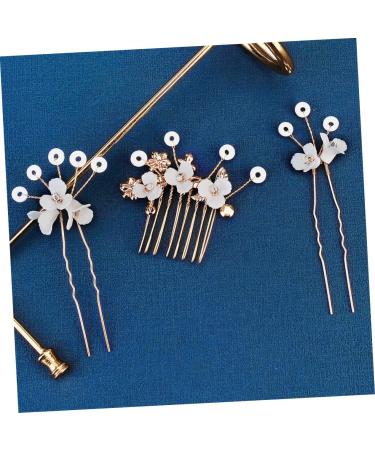 DOITOOL 1 Set Bridal Hairpin Wedding Headpiece for Bride Vintage Hair Accessories Vintage Hair Clips Japandi Decor Hair Decor Asian Hair Pin Hair Comb Miss Japanese-style Alloy - Buy Online on GoSupps.com