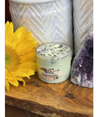 Opportunity Catalyst Candle | Natural Soy Wax Ritual Candle | Herb & Essential Oil Infused | Attract Wealth & Abundance - Buy Online on GoSupps.com