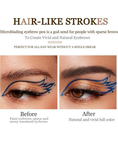 LiSen Beauty Microblading eyebrow pencil2025 NewUltra Precise Brow Pencil Waterproof with 4 fork tips for naturallooking hairlike defined eyebrows long lasting 24 hours Color A01Light brown - Buy Online on GoSupps.com
