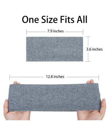 Buy 6 Pack Women's Elastic Wide Headbands - Boho Soft Sport & Yoga Hair Accessories - Buy Online on GoSupps.com