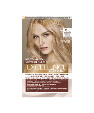 L'OR AL L'Or al Paris Excellence Universal Nudes Very Light Blonde 9U Ammonia-Free Permanent Hair Colour
