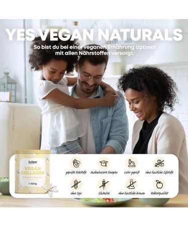  Yes Vegan! Vegan Collagen Powder (300g) Various Tastes with Amino Acids Vitamin C Biotin and Coenzyme Q10 I Vegetable Alternative to Collagen Capsules I Vegan Collagen - Fragrance - Buy Online on GoSupps.com