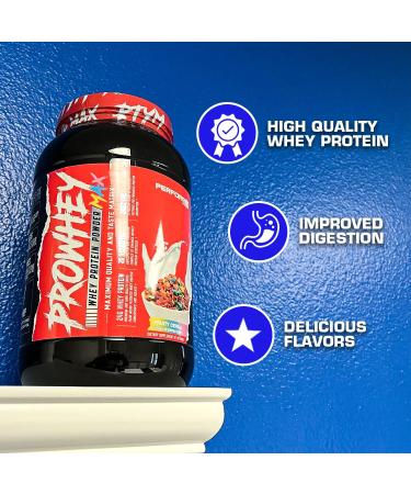 ProWhey Max Whey Protein Powder - 24g Protein Digestive Enzymes Delicious Vanilla Ice Cream Flavor | 2 Pounds of Maximum Quality - Buy Online on GoSupps.com