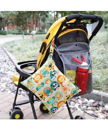 Fenfang Diaper Pocket Wetbag - 3 Reusable Waterproof Laundry Bags for Cloth Diapers & Kindergarten - Orange Organizer - Buy Online on GoSupps.com