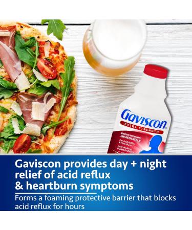 Gaviscon Heartburn Relief Extra Strength Liquid ICY Mint 600 ml - Buy Online on GoSupps.com