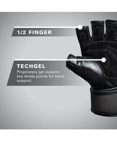 Harbinger Uni Fitness Gloves - Enhanced Training Grip & Wrist Wrap for Optimal Performance | International Shipping Available - Buy Online on GoSupps.com
