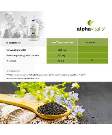 Premium Black Cumin Capsules - 1000mg Cold Pressed Oil with Vitamin E - 400 Count - High Dose Black Seed Oil Capsules for Optimal Health - Buy Online on GoSupps.com