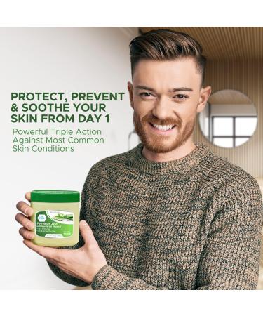 Med Pride Petroleum Jelly with Aloe Vera & Vitamin E - 13oz Skin Protectant for Dry Skin Rashes Burns & Chapped Lips - Powerful Moisturizer for Diaper Rash & Chaffed Skin - Buy Online on GoSupps.com