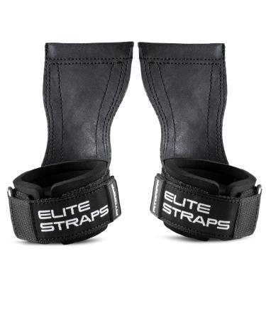 FITTECHT Toural aids with quick handling function for strength training - bodybuilding fitness gym - lifting straps - for women and men S/M black