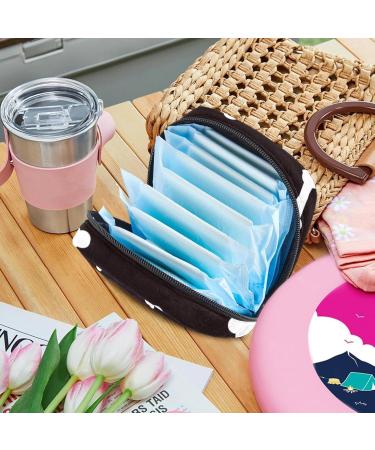 Portable Women's Menstrual Cup Bags | Stylish & Functional Binding-Up Bags for Teen Girls | Tampons & Dog Bones Storage Solutions - Buy Online on GoSupps.com