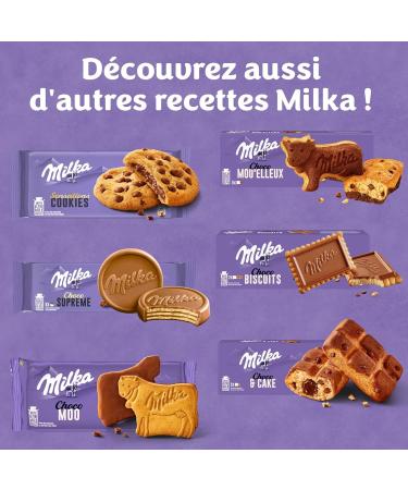 Milka - La Grande Bo te Milka - Assortiment de G teaux et Biscuits au Chocolat au Lait : Milka Choco Moo'elleux (x4) Cookies Sensations (x4) Choco & Cake (x4) Choco Moo (x4) - Lot de 2 89kg - Buy Online on GoSupps.com