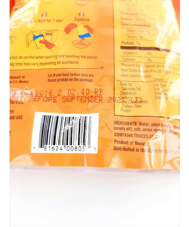 Isadora Refried Beans Pouch (Pack of 2) - 15.2 oz - Authentic Mexican Flavor - Buy Online on GoSupps.com