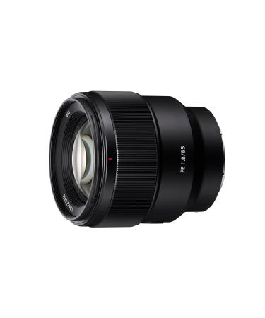 Sony SEL85F18 85mm F/1.8-22 Medium-Telephoto Fixed Prime Camera Lens, Black w/ SEL85F18/2