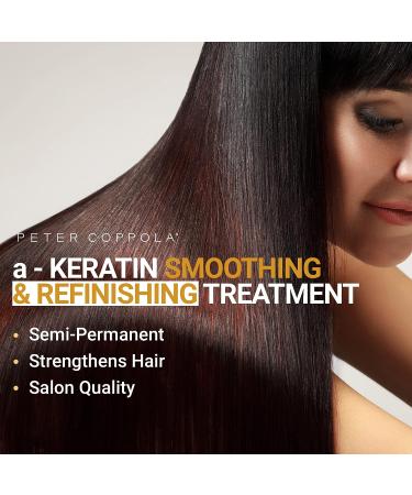 Peter Coppola a-Keratin Smoothing Treatment - 3 Ounce - Shea Butter Enriched Formula - Formaldehyde & Aldehyde-Free - Buy Online on GoSupps.com