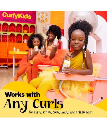 CurlyKids Super Detangling Spray 12 fluid ounces Hair Conditioner or Detangling Spray for Kids Frizz Control Easy Styling for All Curl Types Sulfate & Paraben Free 12 Fl Oz (Pack of 1) - Buy Online on GoSupps.com