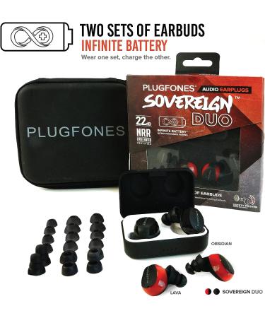 Plugfones Sovereign Duo: Bluetooth Earplugs + Earphones | Shop Now - Buy Online on GoSupps.com
