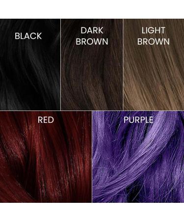 Hair Coloring Shampoo Long-lasting Hair Coloring Shampoo Brown Hair Coloring Shampoo Quick and Easy Safe and Long-lasting Coloring Hair Dye Suitable for Men and Women Purple - Buy Online on GoSupps.com